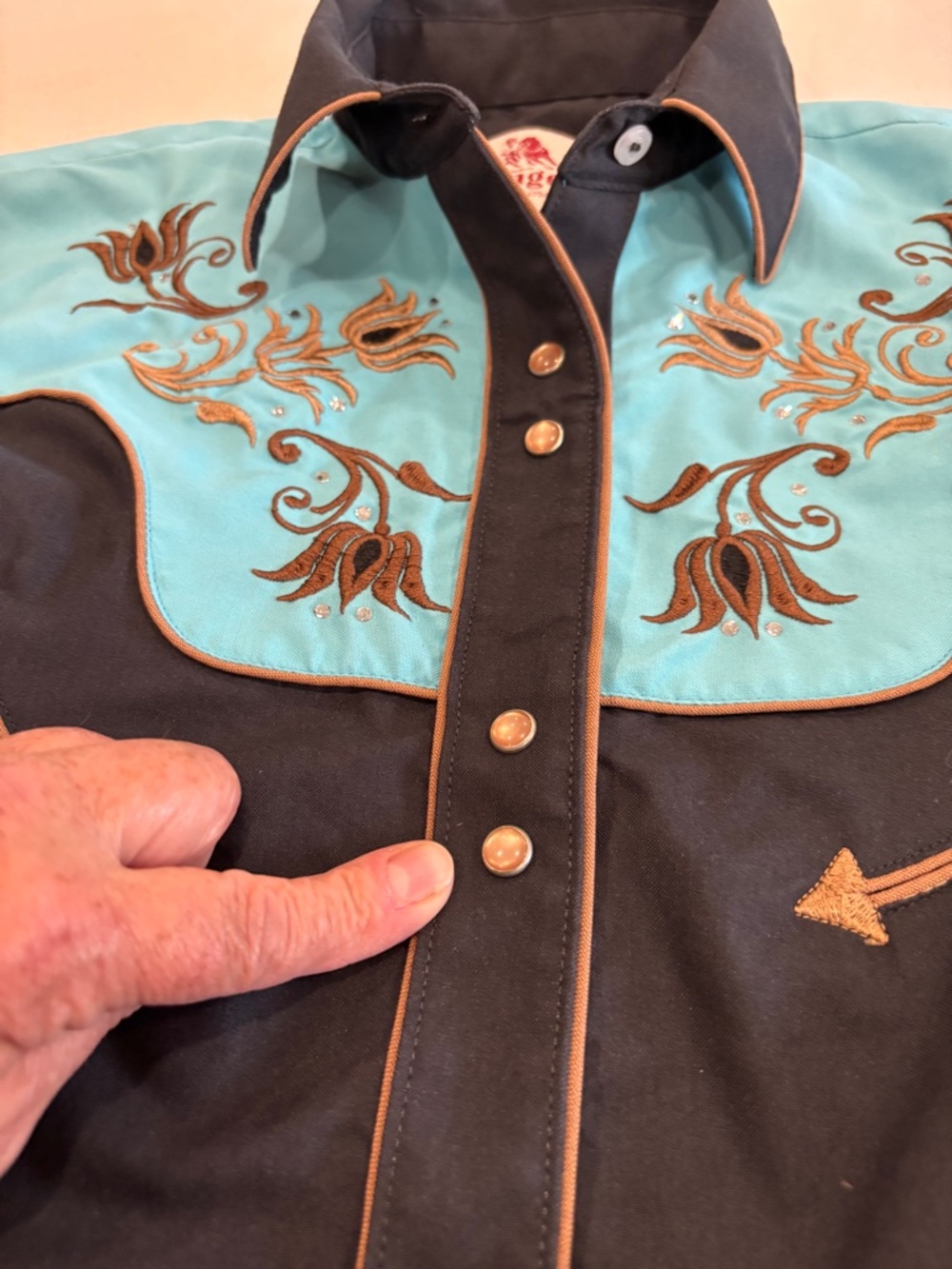 Womens Ranger Western Shirt - Picture 15 of 16
